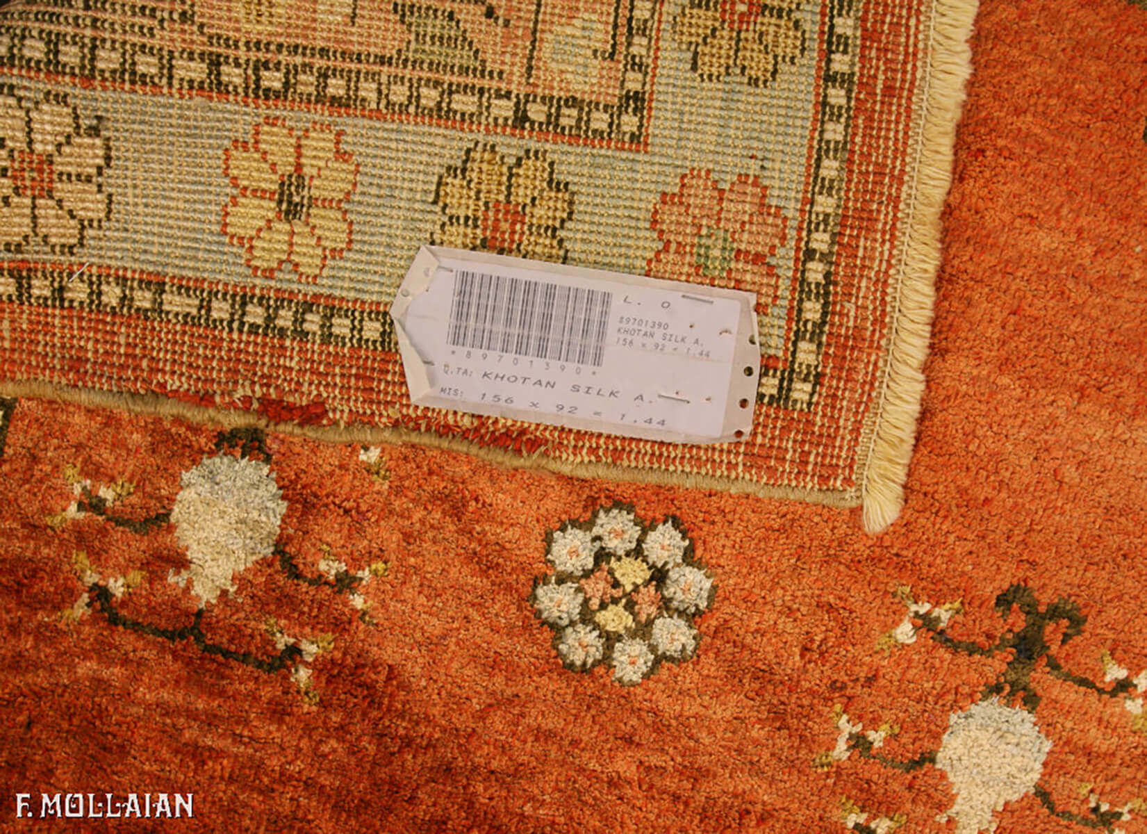 Antique Khotan Small Silk Rug n°:89701390